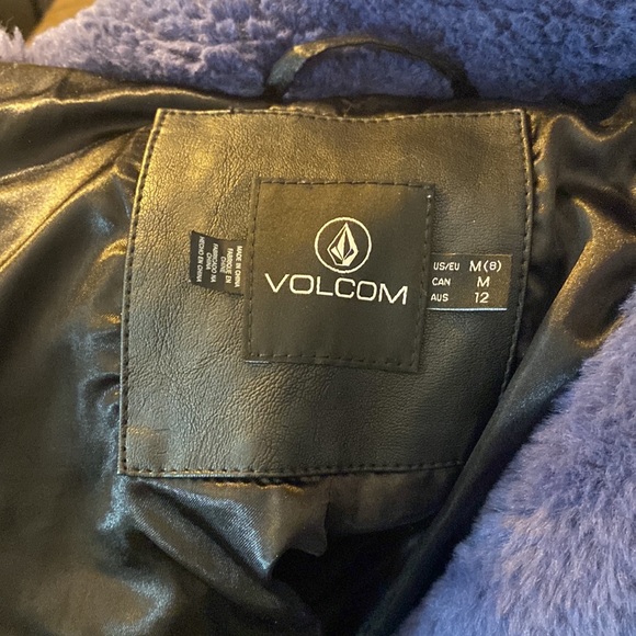 Volcom fuzzy fresh bomber jacket - Picture 5 of 8